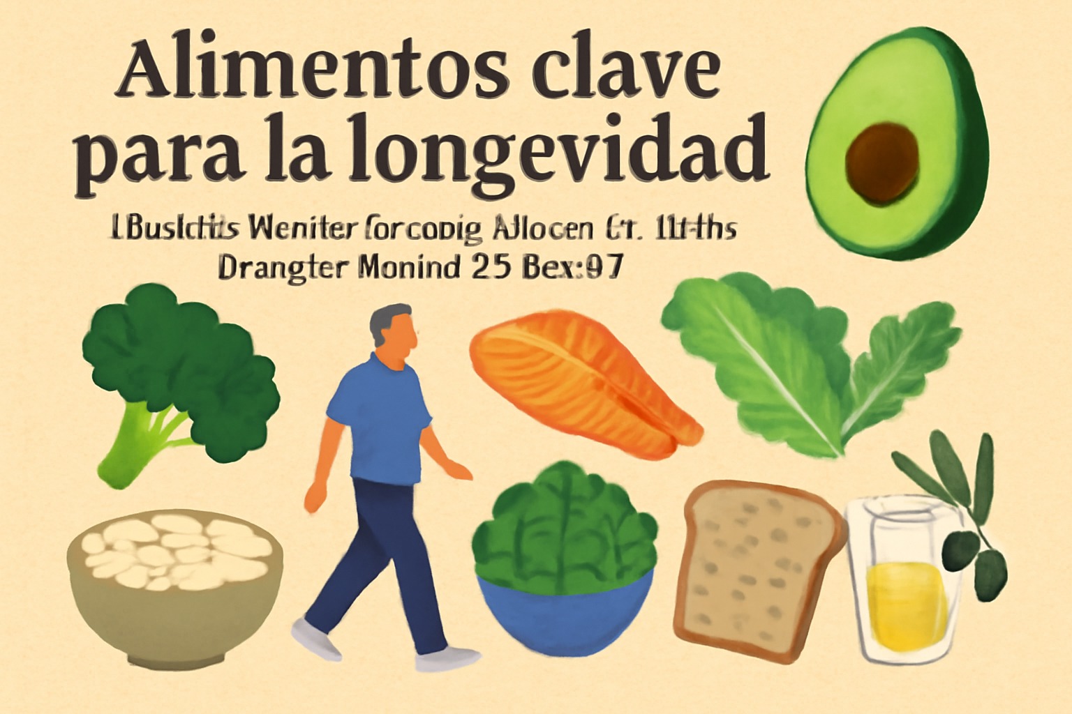 Alimentos clave para la longevidad: hábitos diarios que ayudan a vivir más y mejor después de los 80