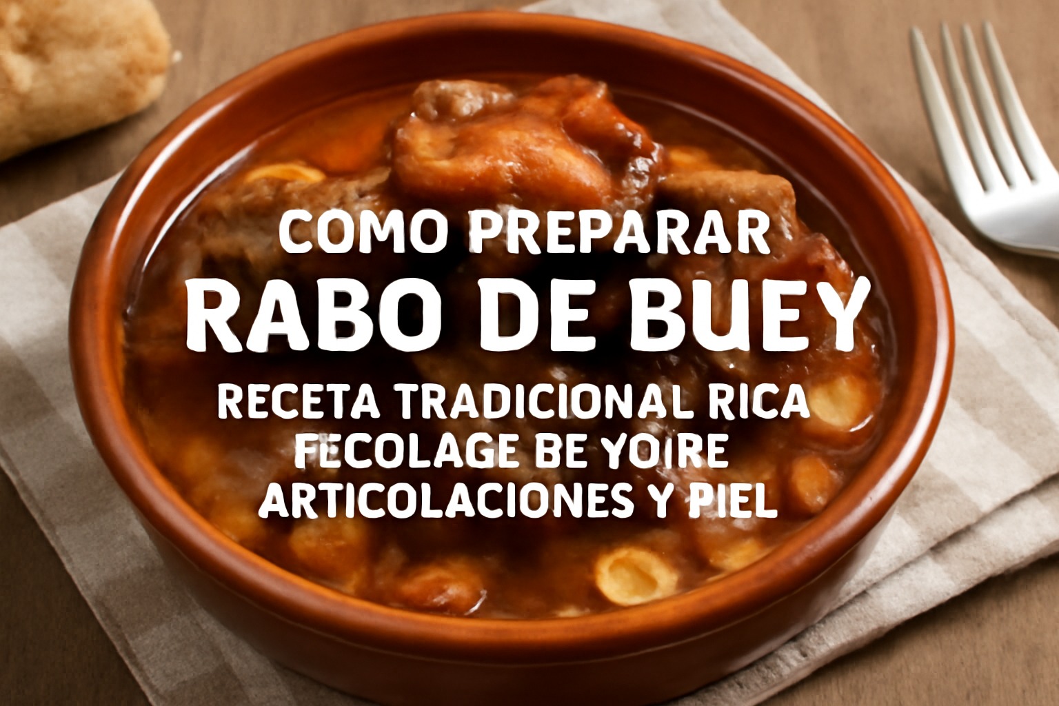 Cómo preparar rabo de buey: receta tradicional rica en colágeno para articulaciones y piel