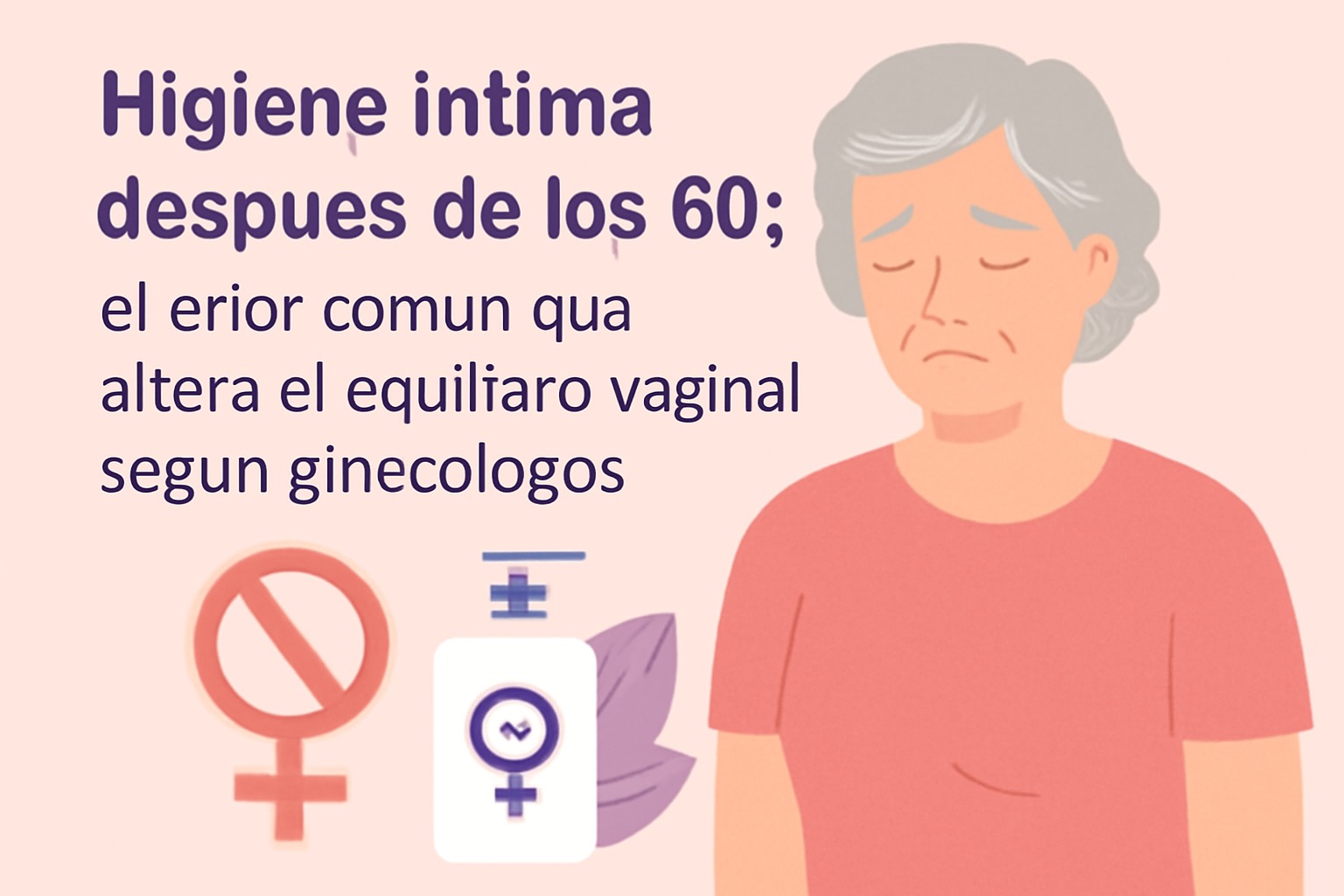 Higiene íntima después de los 60: el error común que altera el equilibrio vaginal según ginecólogos