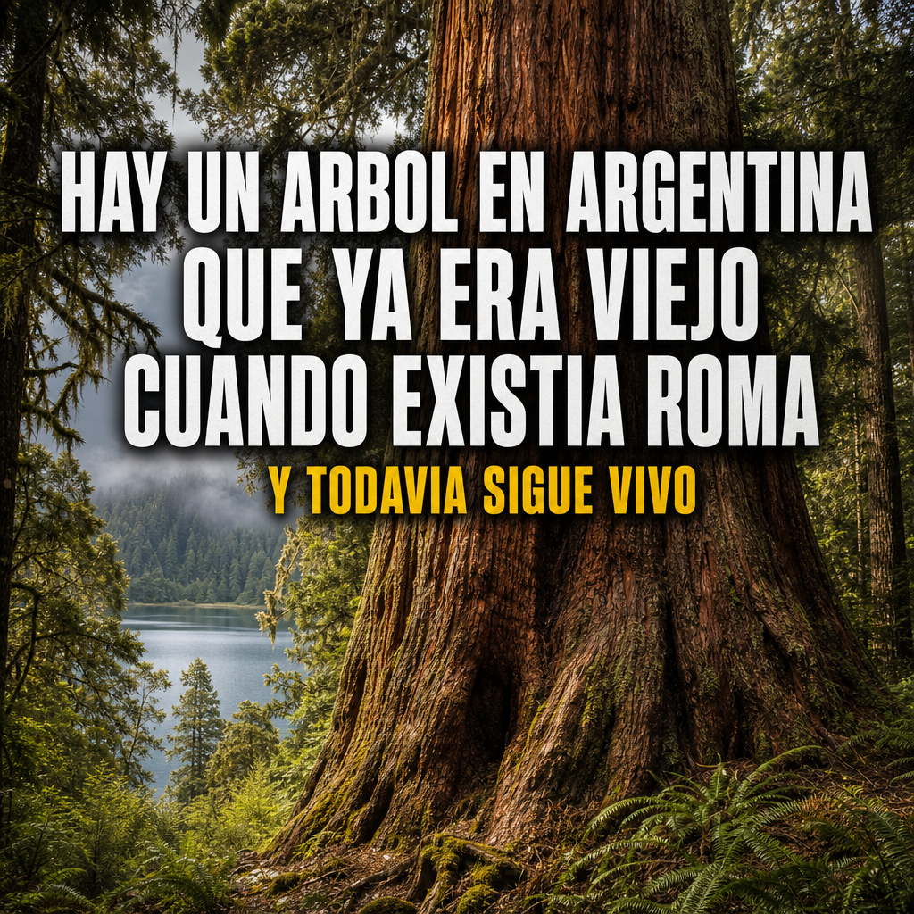 Tronco gigante del Alerzal Milenario en el Parque Nacional Los Alerces, Chubut